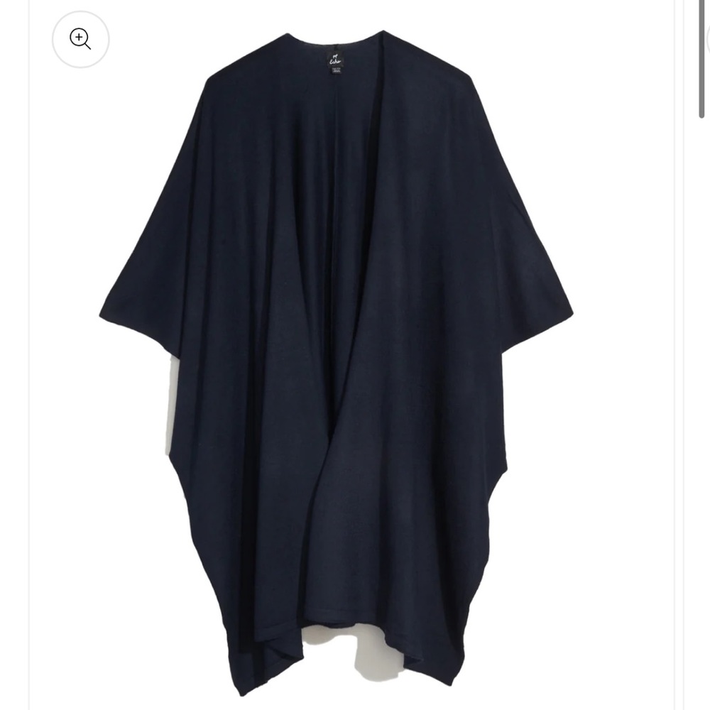Echo Essentials Ruana Pashmina, OS, Navy
